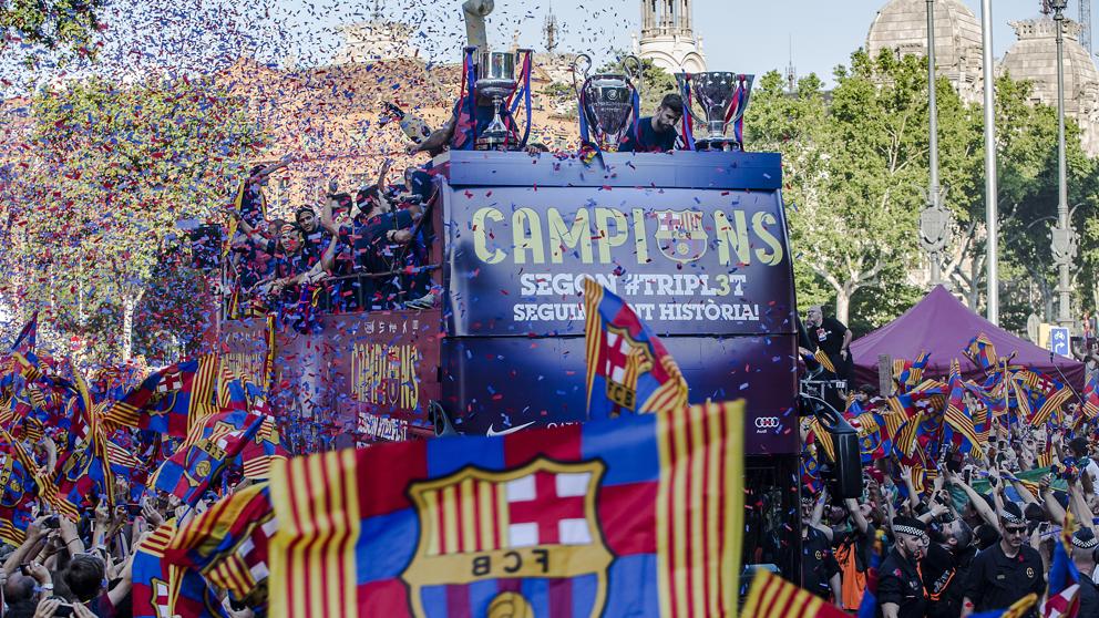 En este momento estás viendo El Barça celebrará la Rúa del doblete el próximo lunes 30