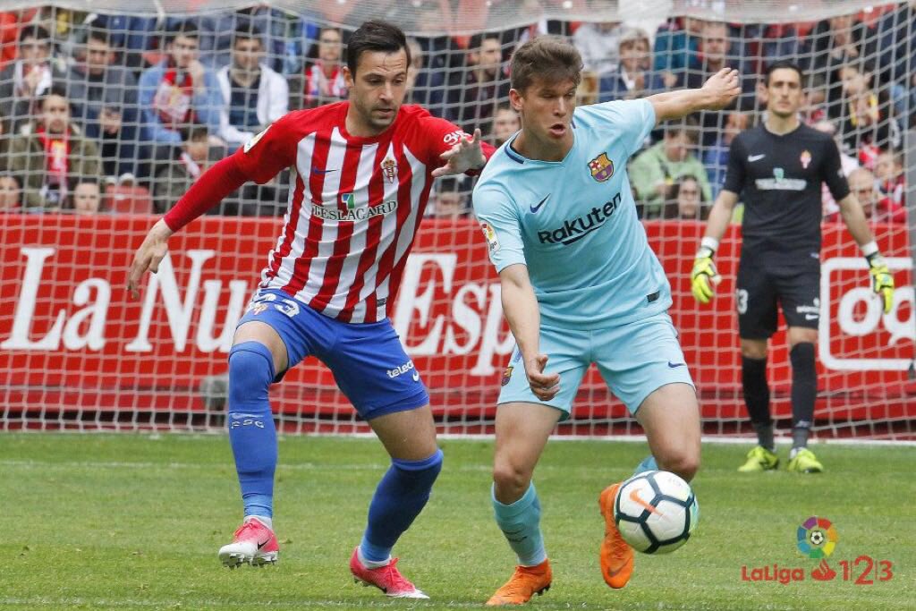 En este momento estás viendo El Barça B vence al Sporting y se queda a tres puntos de la salvación