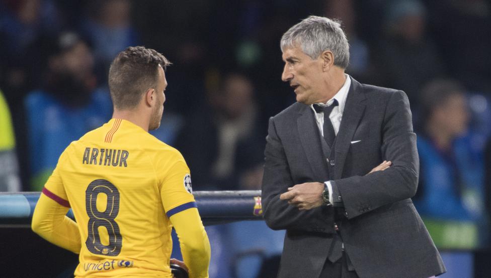 En este momento estás viendo ¡El zasca de Quique Setién a Arthur Melo!