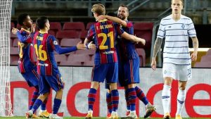 Lee más sobre el artículo Discreta victoria del Barça ante el Dinamo de Kiev