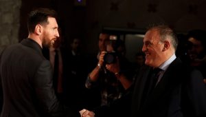 Lee más sobre el artículo Tebas cuidado que si Messi se va, te llamarán de Hacienda