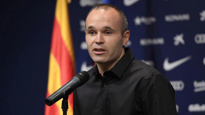 En este momento estás viendo Iniesta: «Me imagino a Xavi en el banquillo del Barça»