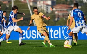Lee más sobre el artículo Un Barça Atlètic desorganizado sucumbe a una sólida Real Sociedad B (2-0)